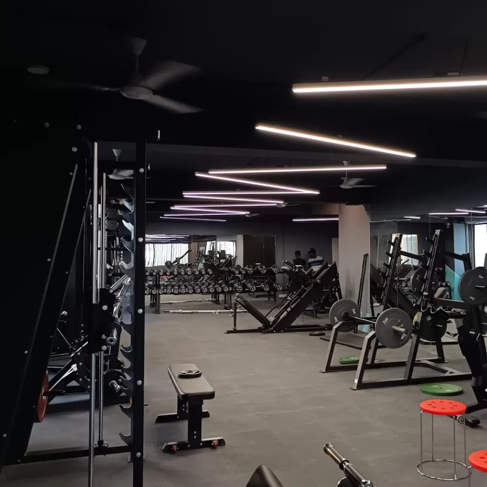 Commercial gym strength area