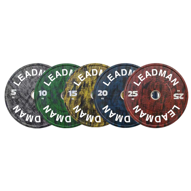 Custom Logo Wood Grain Bumper Plates