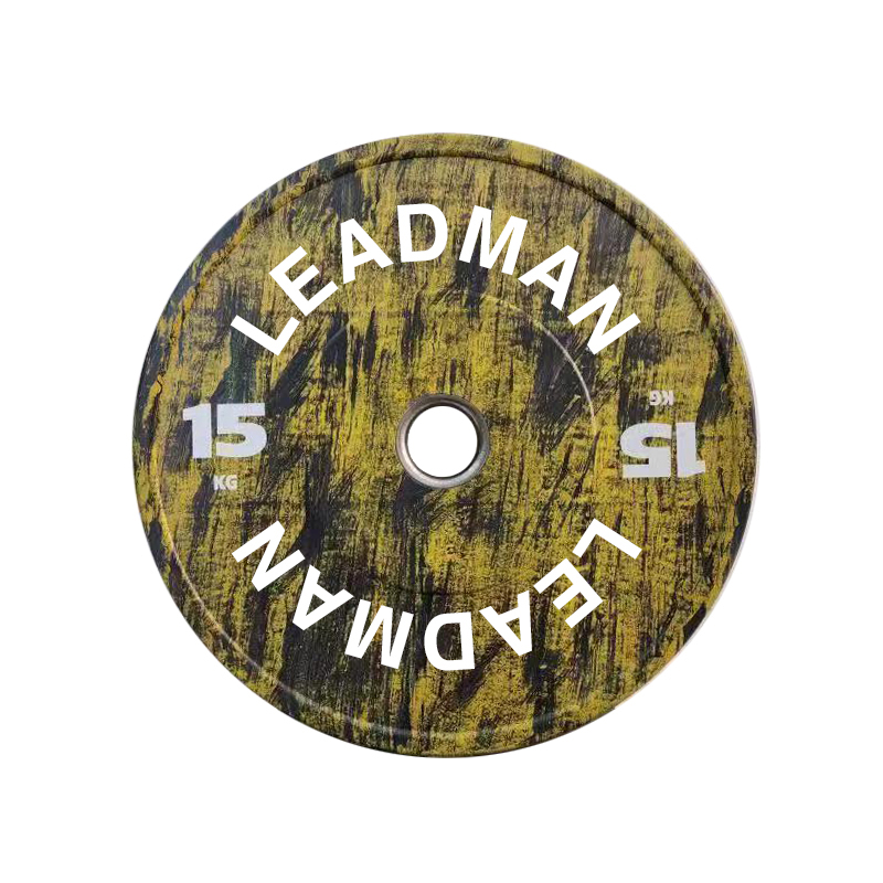 Custom Logo Wood Grain Bumper Plates-img2