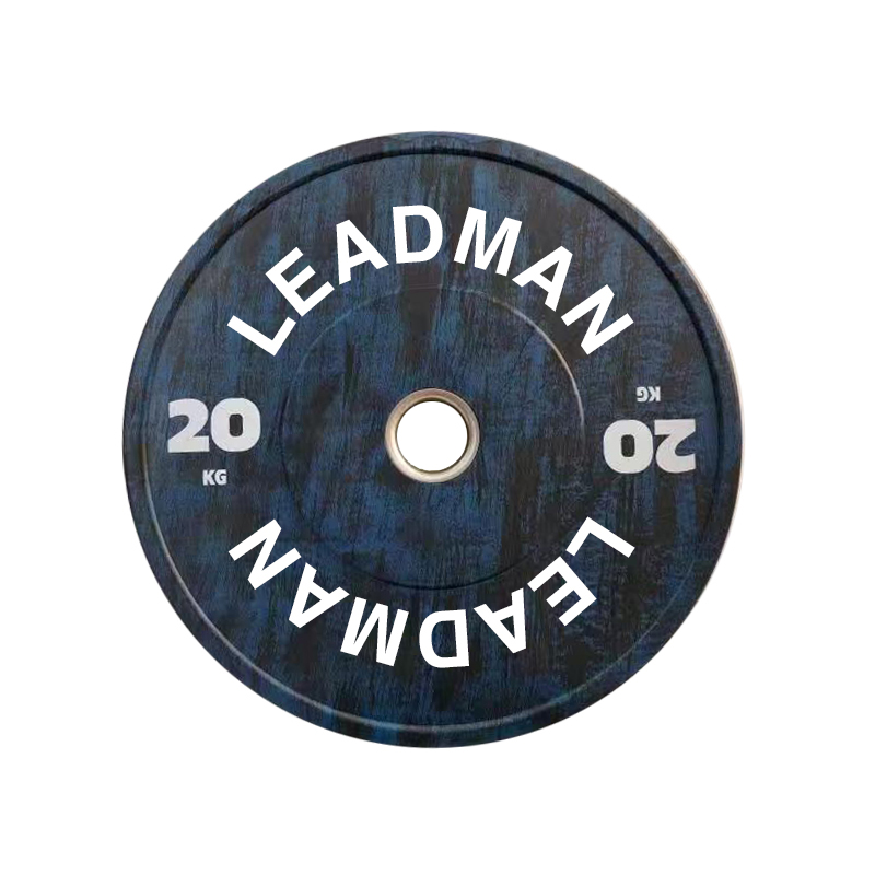 Custom Logo Wood Grain Bumper Plates-img3