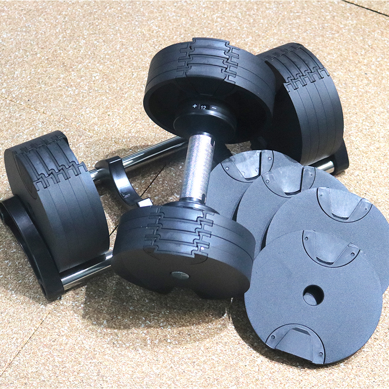 Black Adjustable Dumbbells-img2
