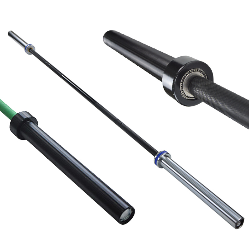 Black and White Barbell