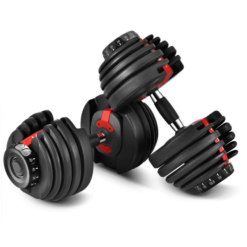 Red Adjustable Dumbbells