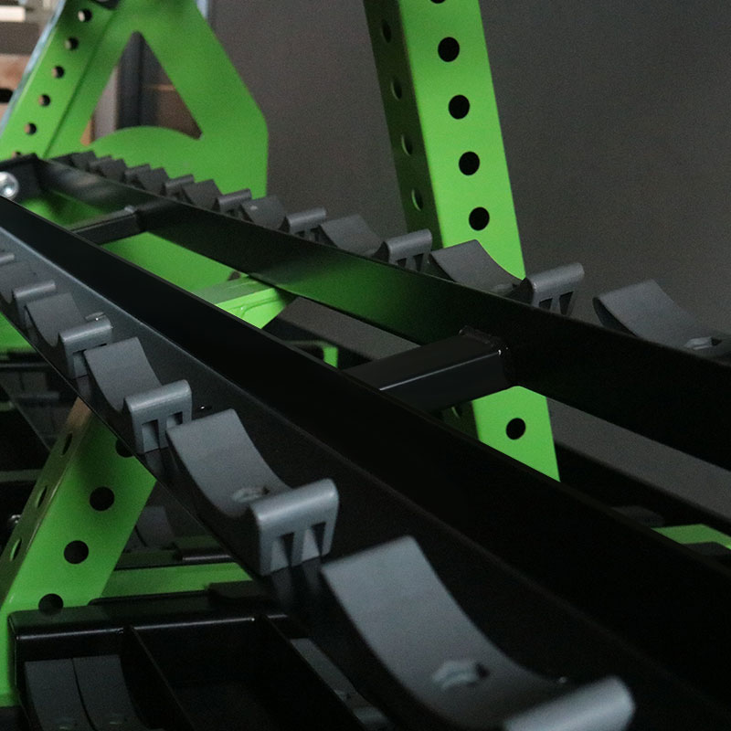 Green 4-Tier Dumbbell Storage Rack-img5