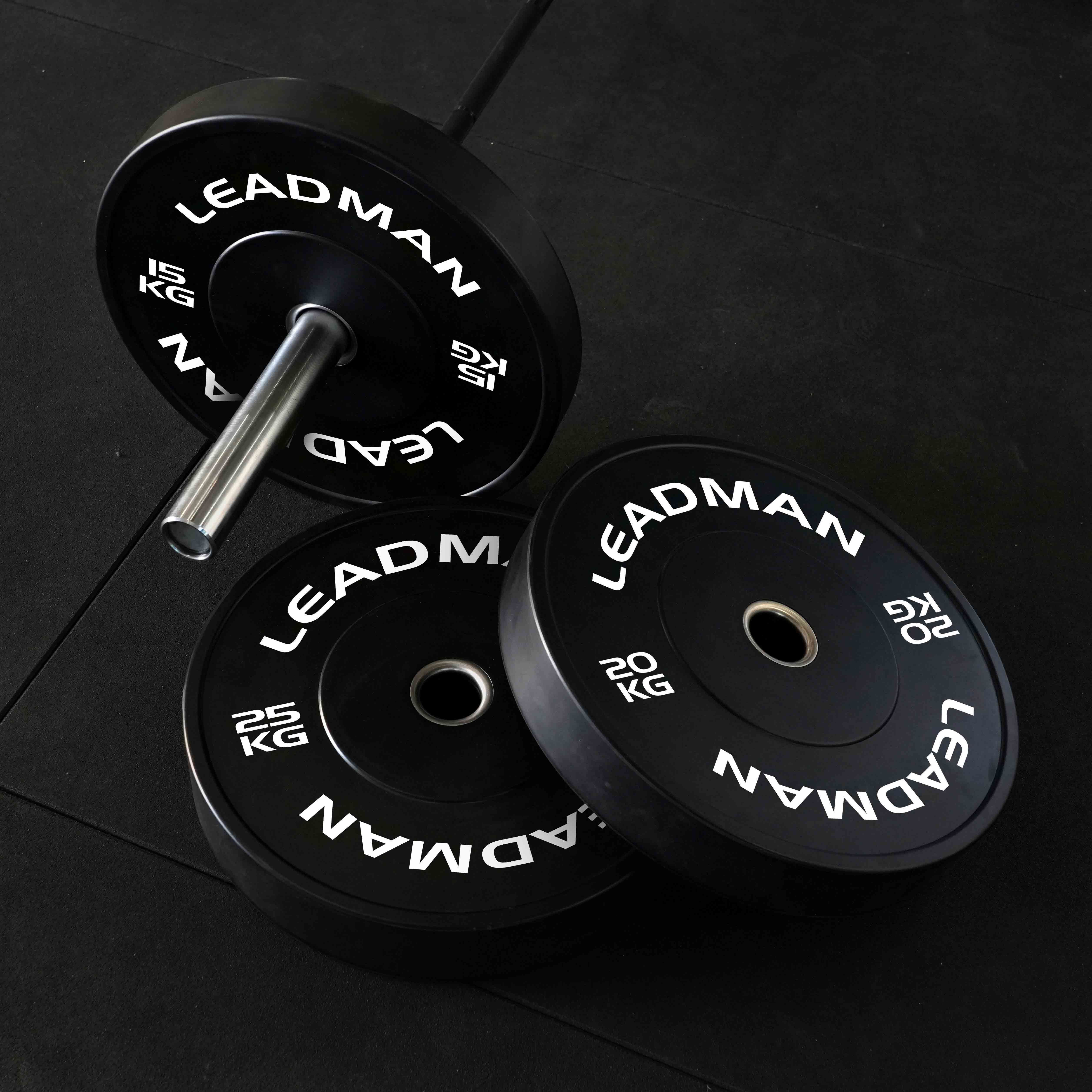 Black Full Rubber Bumper Plates-img3