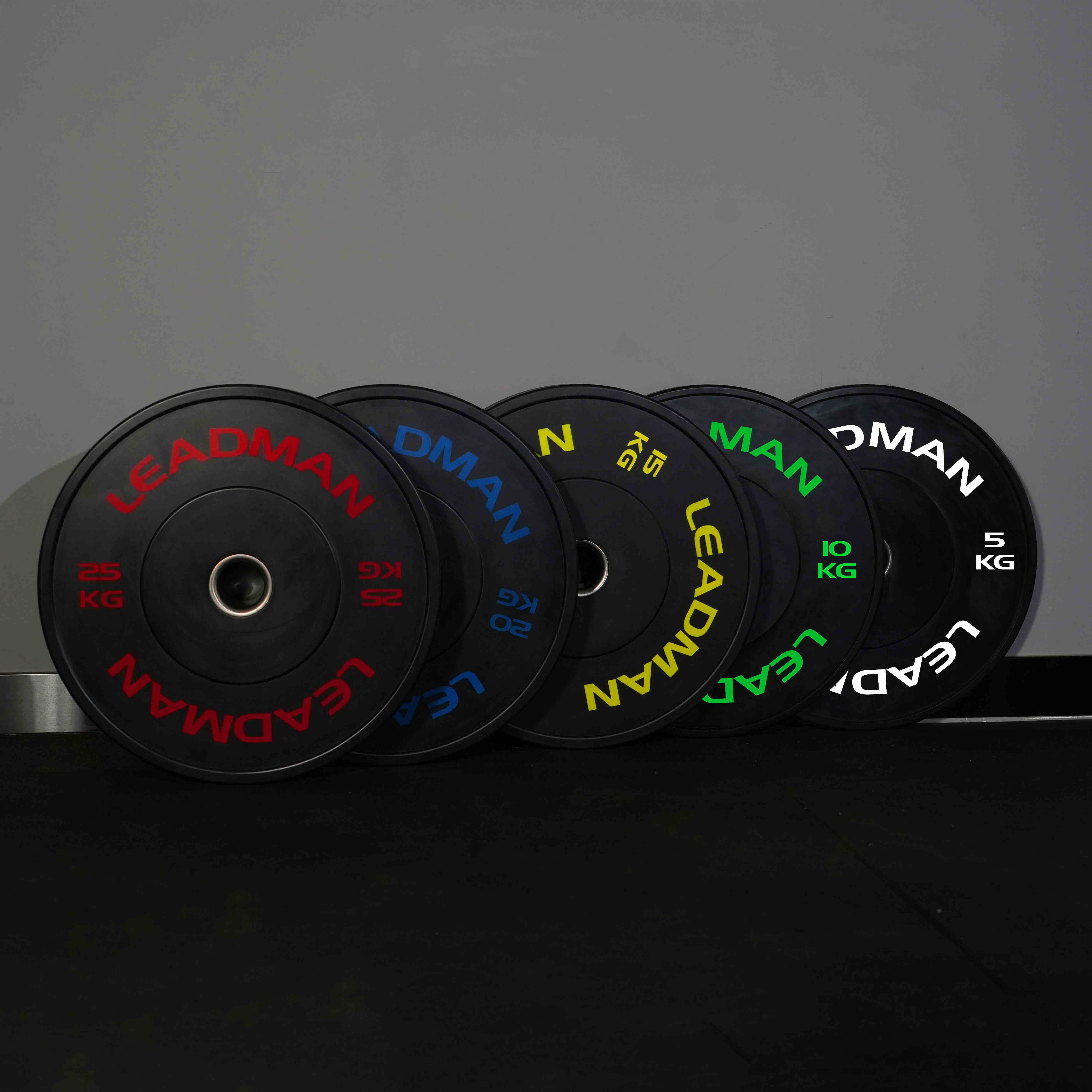 Black Full Rubber Bumper Plates-img2
