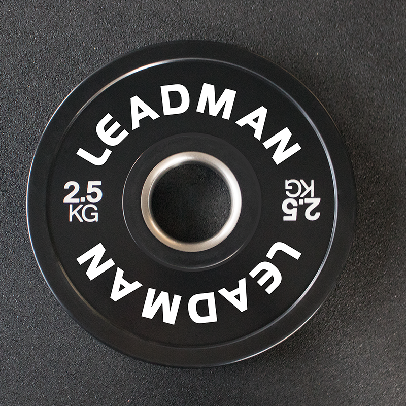 Black Olympic Plates with Stainless Steel Ring