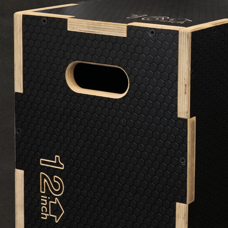 Black Wooden Plyo Box-img3