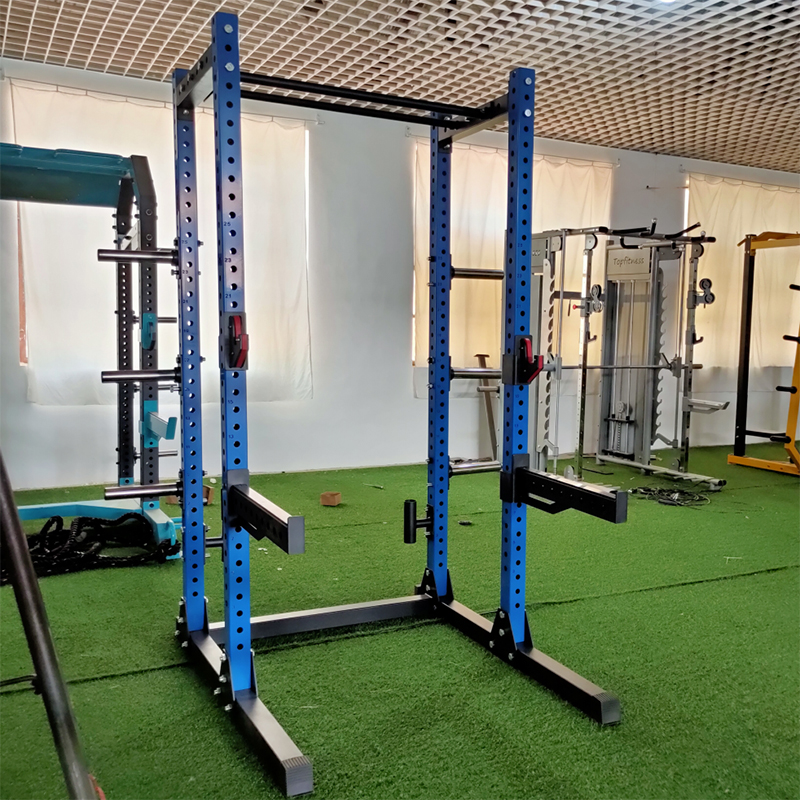 Blue 4-Post Power Rack-img2