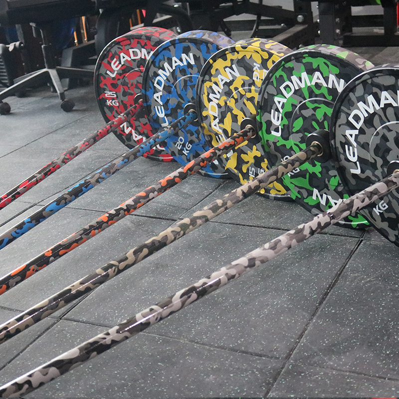Camo Barbell and Camo Plates Set-img3