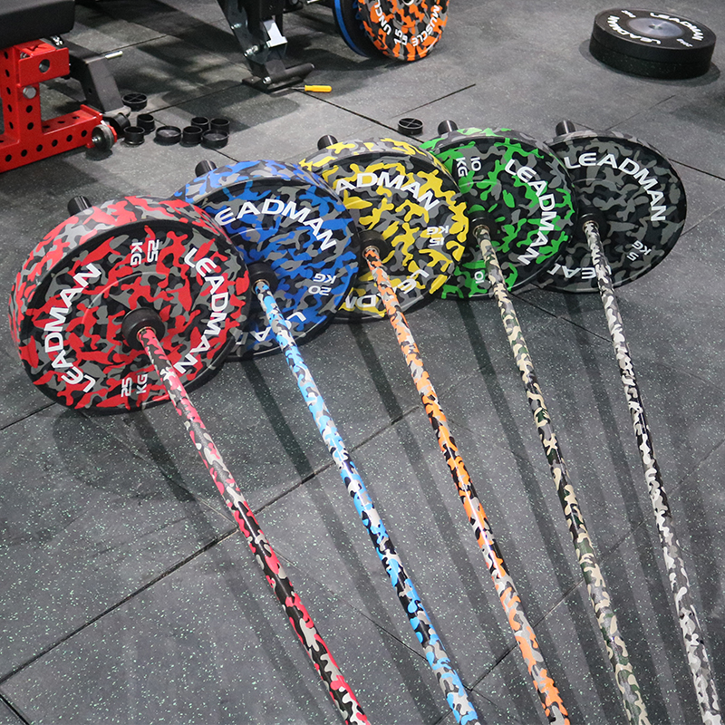 Camo Barbell and Camo Plates Set-img4