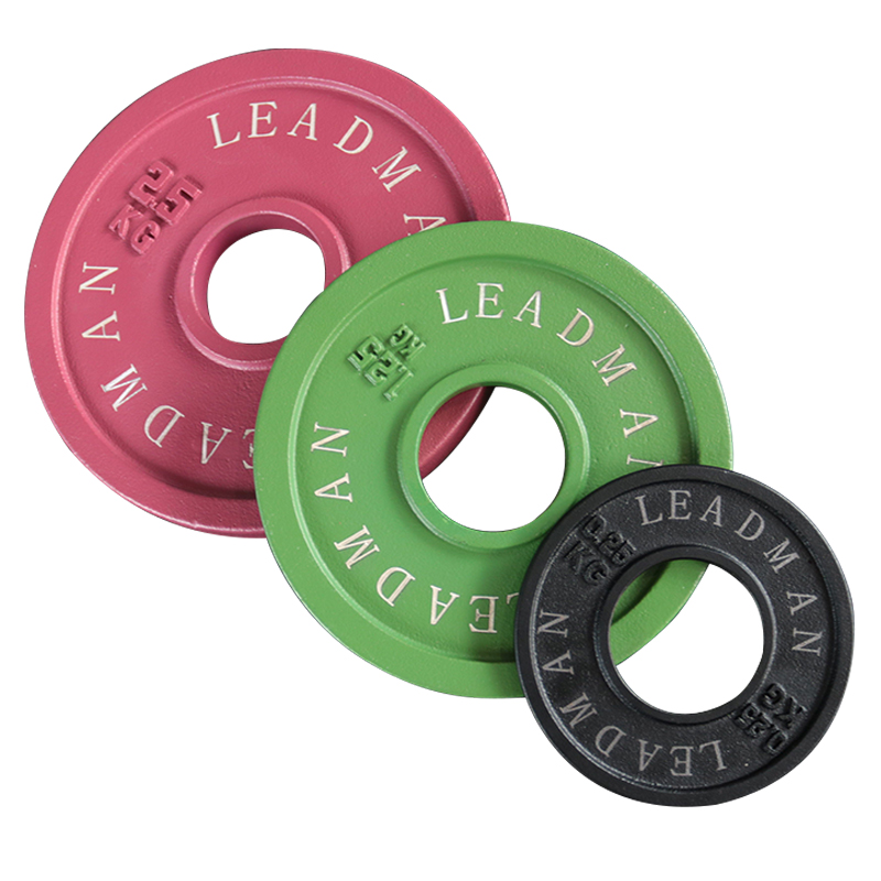 Colored Cast Iron Weight Plates