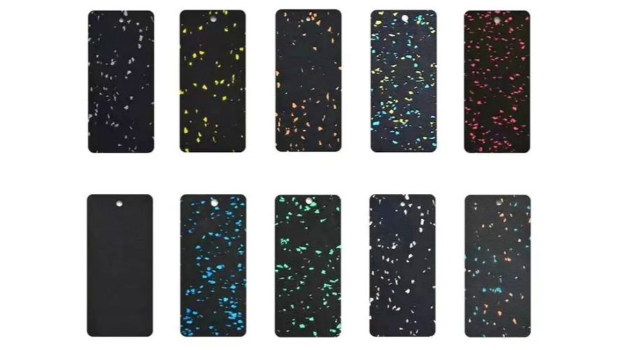 GYM Mats Composite Color Dot Plus Fine Particle Floor Mat Thickness