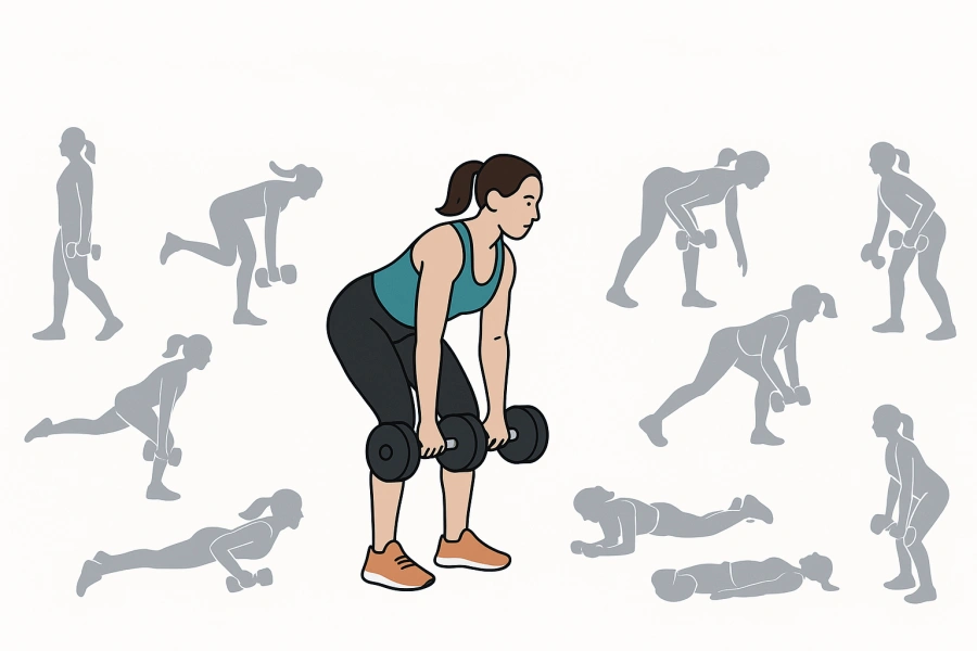 8 Lower Back Dumbbell Exercises​ Improve Back Stability