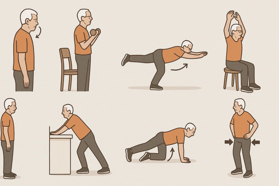 8 Posture Exercises for Seniors