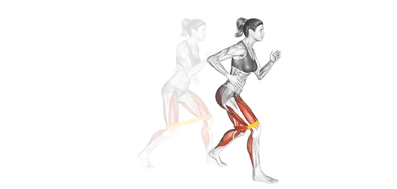upper glute exercises Lateral Band Walks