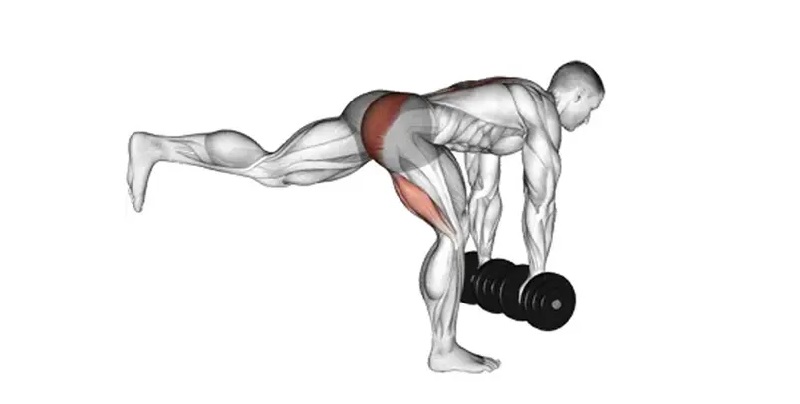 upper glute exercises Single-Leg Romanian Deadlifts