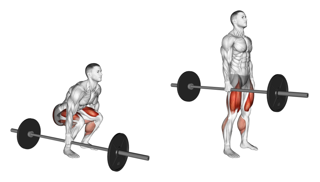 Barbell Suitcase Deadlift