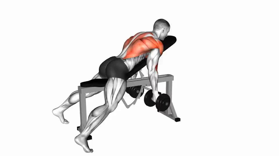 Bent-Over Dumbbell Reverse Flyes