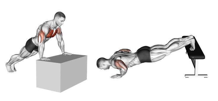 Box Pike Push Ups