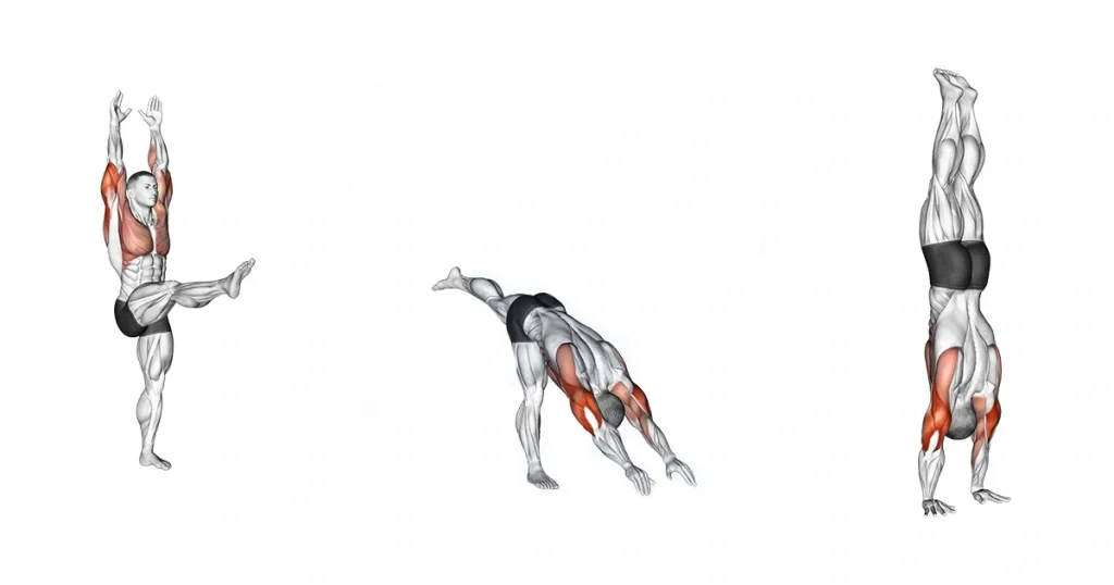Handstand Holds and Kick-Ups