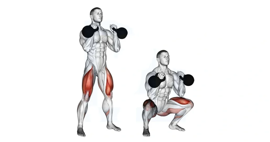 Kettlebell Front Squats
