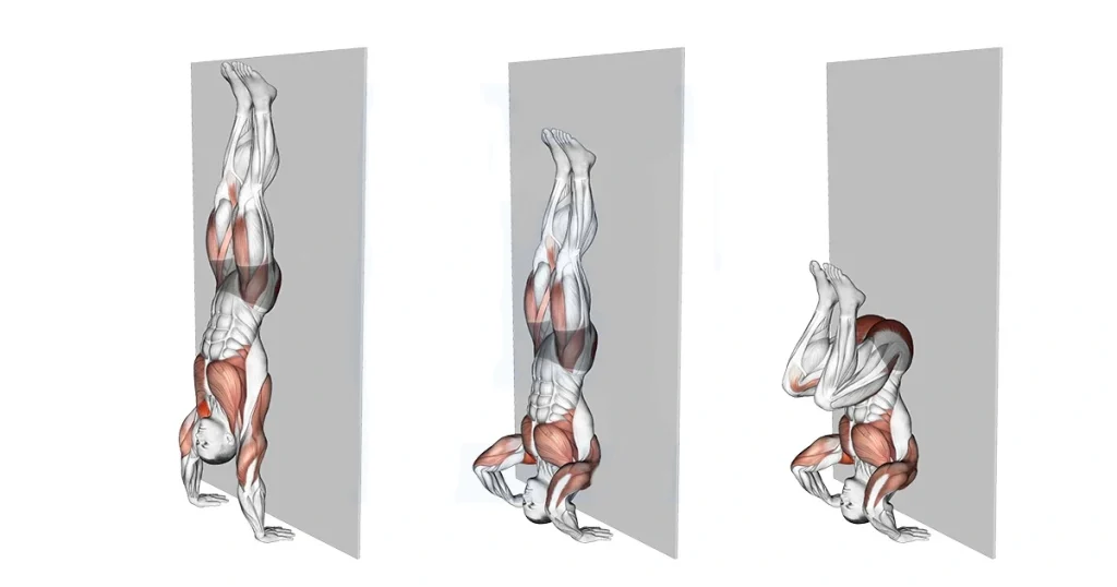 Negative Handstand Push Up handstand push up alternative for beginners
