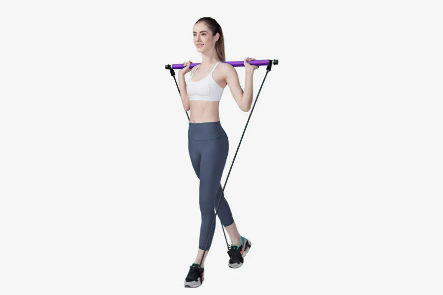 Steps With Pilates Bar