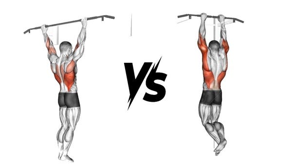 Wide vs Close Grip Pull Ups
