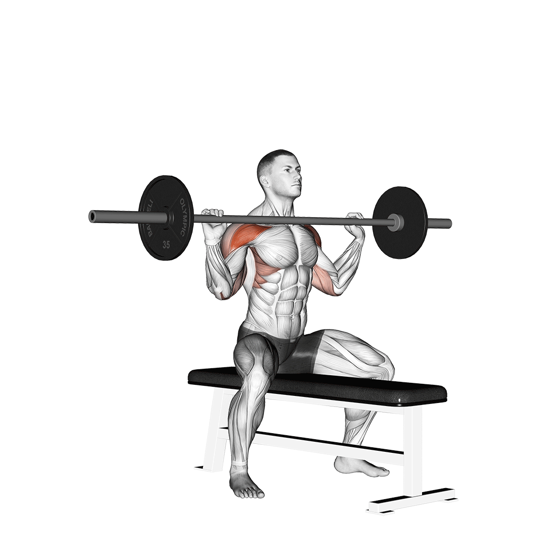 conventional shoulder press barbell strict press variations
