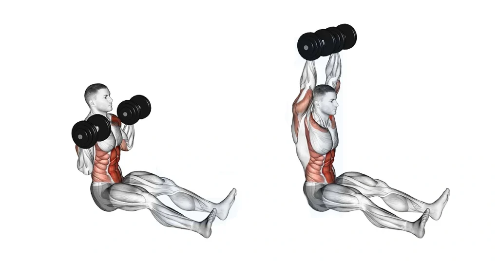 handstand push upDumbbell Z Press