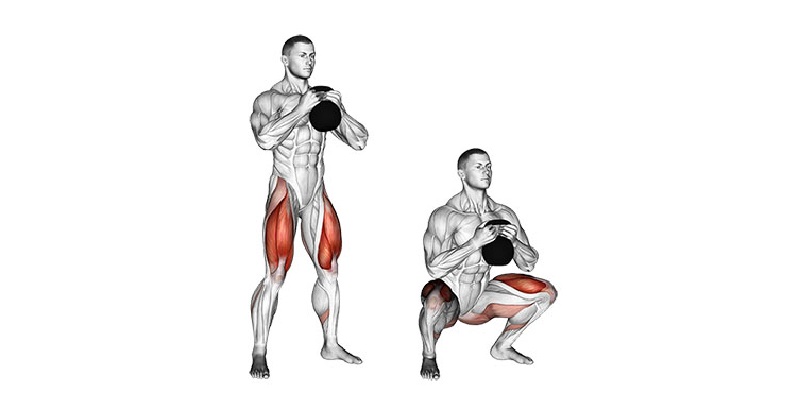 kettlebell goblet squat