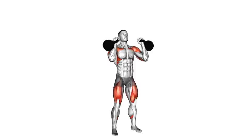 kettlebell push press