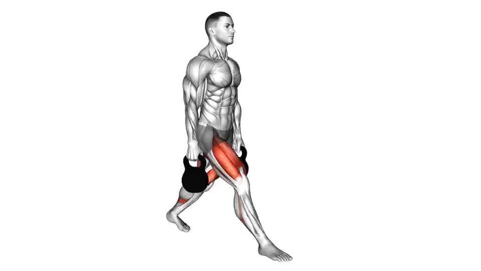 kettlebell split squat kettlebell leg exercises