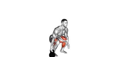 kettlebell suitcase deadlift kettlebell glute exercises​