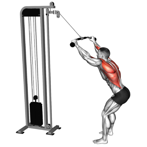 straight arm pulldowns lat pulldown grip variations