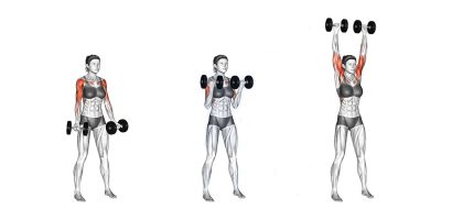 Dumbbell Curl to Press