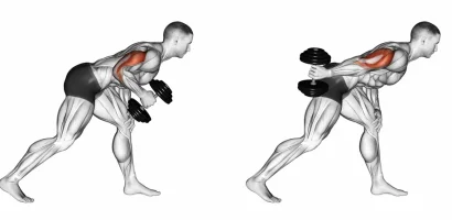 Dumbbell Triceps Kickback