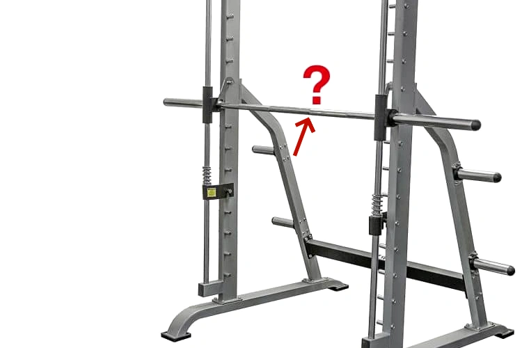 How much does a Smith machine bar weigh