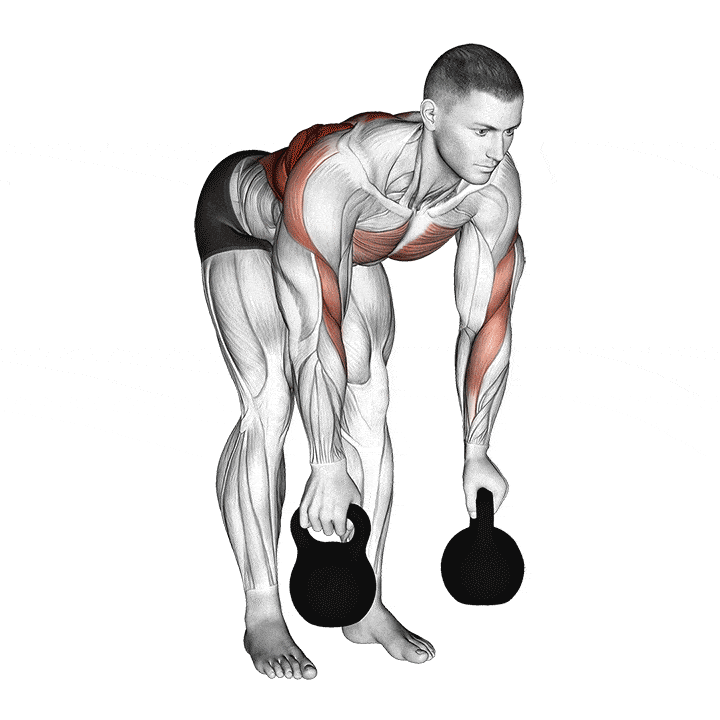 Kettlebell Bent-over Row