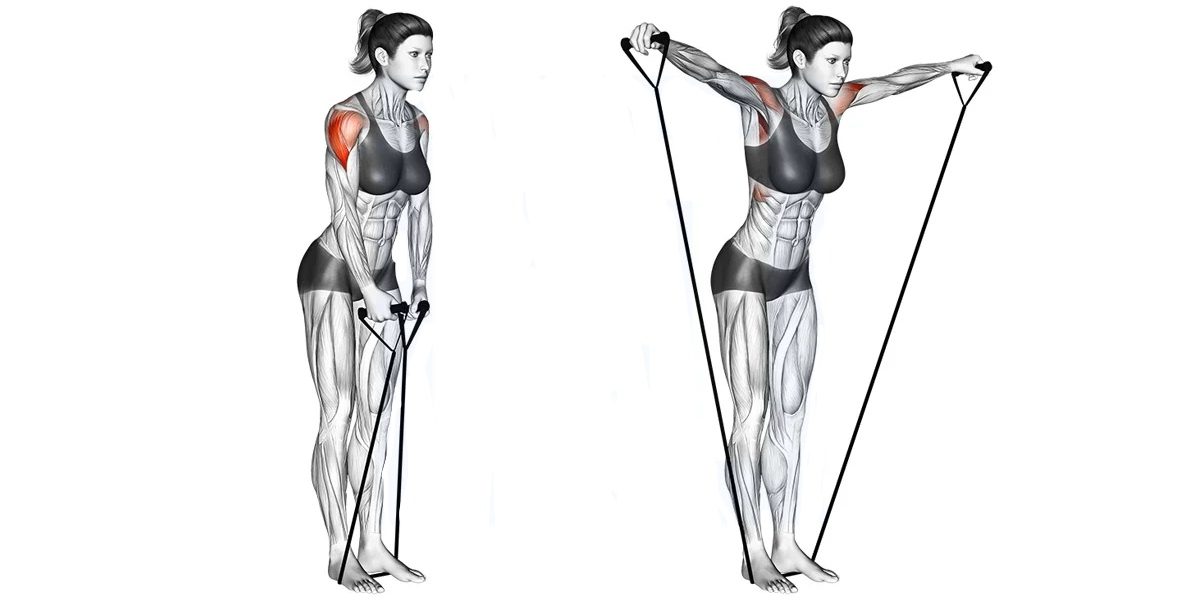 Side Band Raises for Lateral Delts