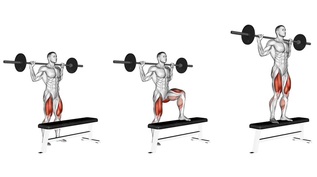 barbell leg exercises no rack