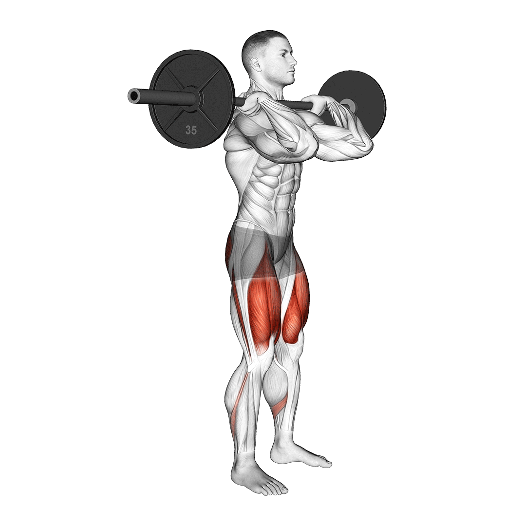 front squat clean grip