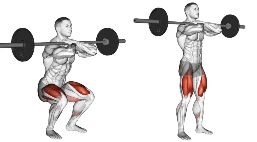 front squat cross grip​