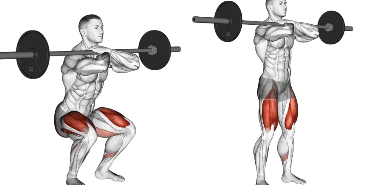 front squat cross grip​