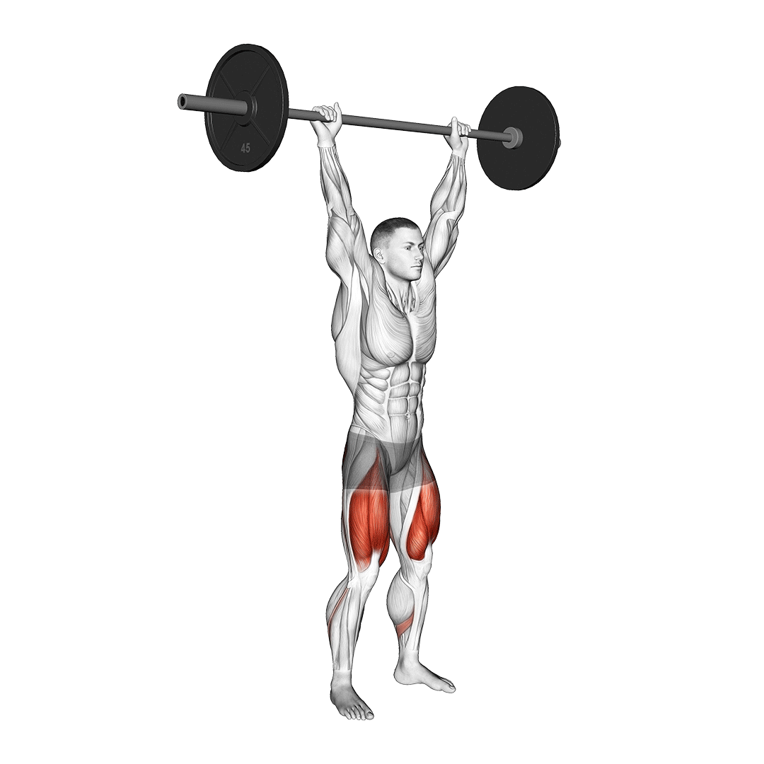 overhead squats with barbell