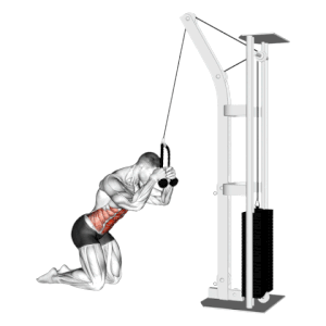 How to Do Cable Ab Crunches Step-by-step